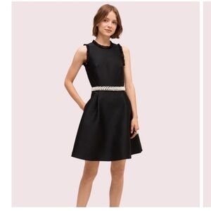 ✨NWT Kate Spade Pearl Crystal Mikado cocktail dress size 12
